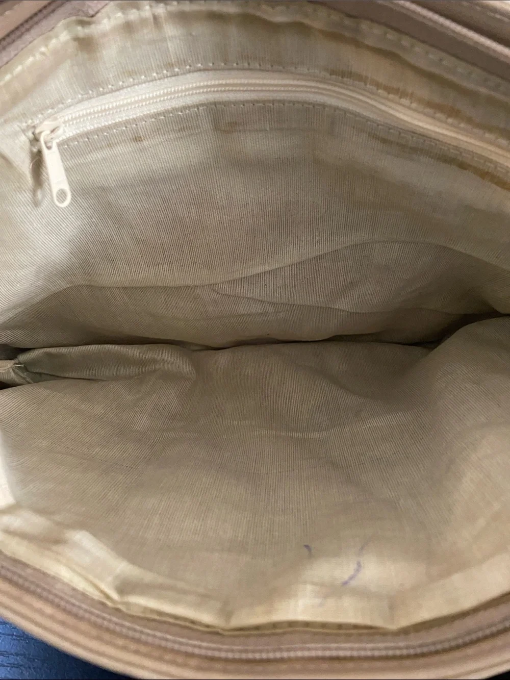 Vintage 80’s Brenalini By Jonotti Oversized Taupe Leather Clutch